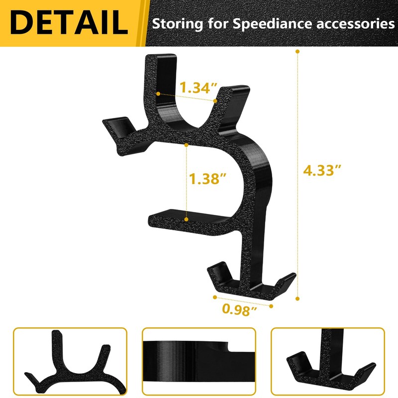 for Speediance Gym Monster 2, Barbell and Accessory Racks (Two