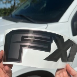 LIGHTCOR FX2 Off-Road Decals fits Ranger F150 Truck Super Duty Stickers |Set 2 Premium:) - Black/Anthracite