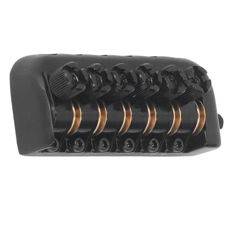 Headless Guitar Bridge Tailpiece 6 String Saddle with Worm Involved