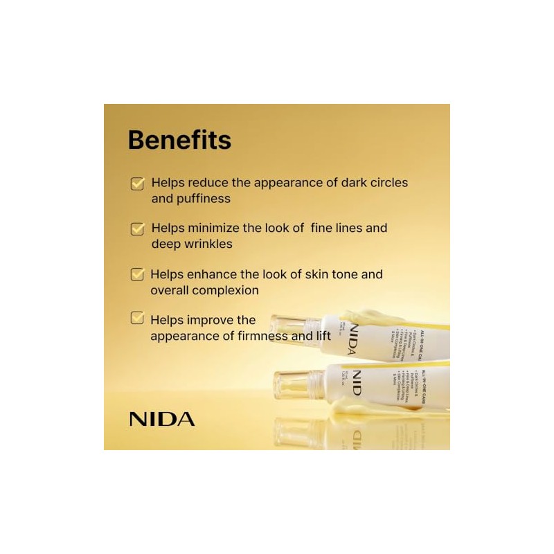 NIDA Revive Eye Cream For Face And Neck | Probiotics