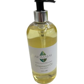 Grapeseed Oil 500ml Carrier Massage Oil with Pump Dispenser Vitis vinifera
