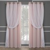 TOWN & COUNTRY LUXE Talia Double Layer Indoor Curtains, Sheer