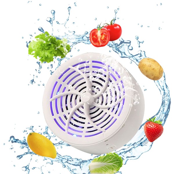 Máquina limpiadora de frutas y verduras, limpiador de lavado portátil, purificador de alimentos recargable por USB, purificador Aqua Pure para frutas, verduras, arroz, carne y vajilla