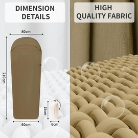 Naturehike Ultralight Sleeping Bag Liner Hut Sleeping Bag only 128g Travel Sheet with Small Pack Size Inner Sleeping Bag for Backpacking, Hostels, Huts Camping