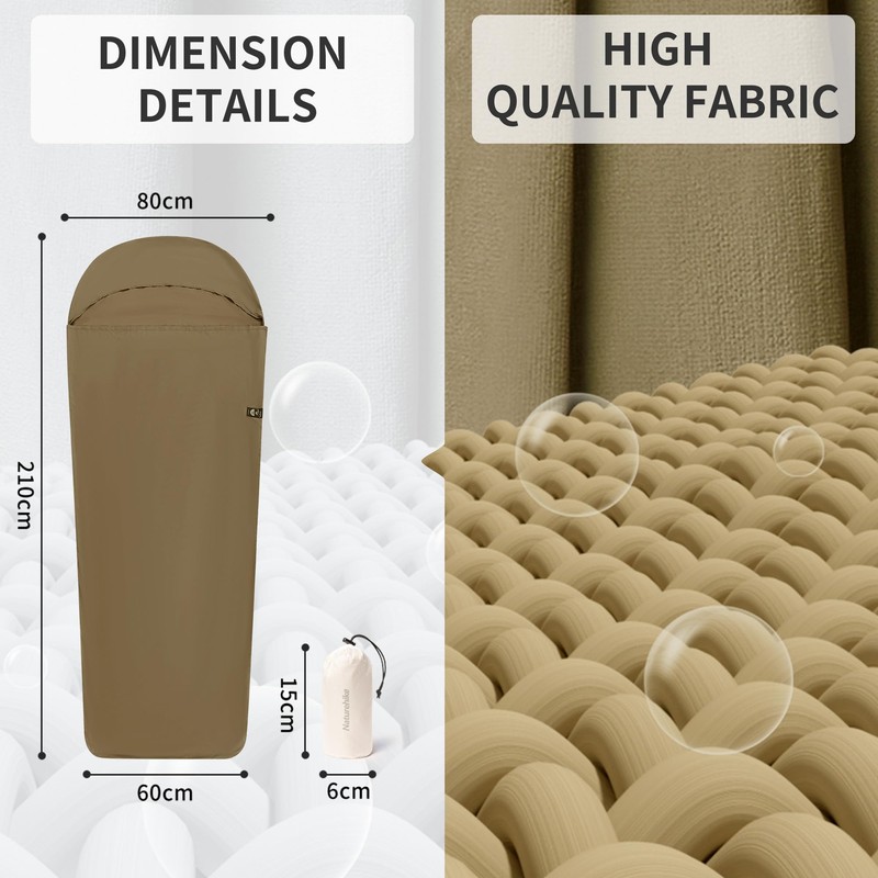 Naturehike Ultralight Sleeping Bag Liner Hut Sleeping Bag only 128g
