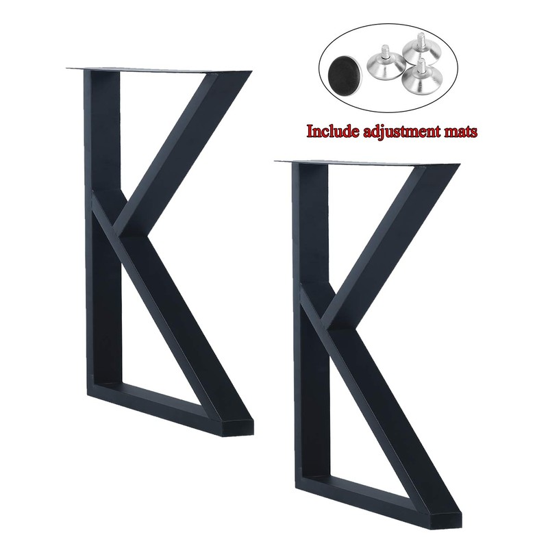 MBQQ 2 Pcs Furniture Legs Rustic Decory K Shape Table