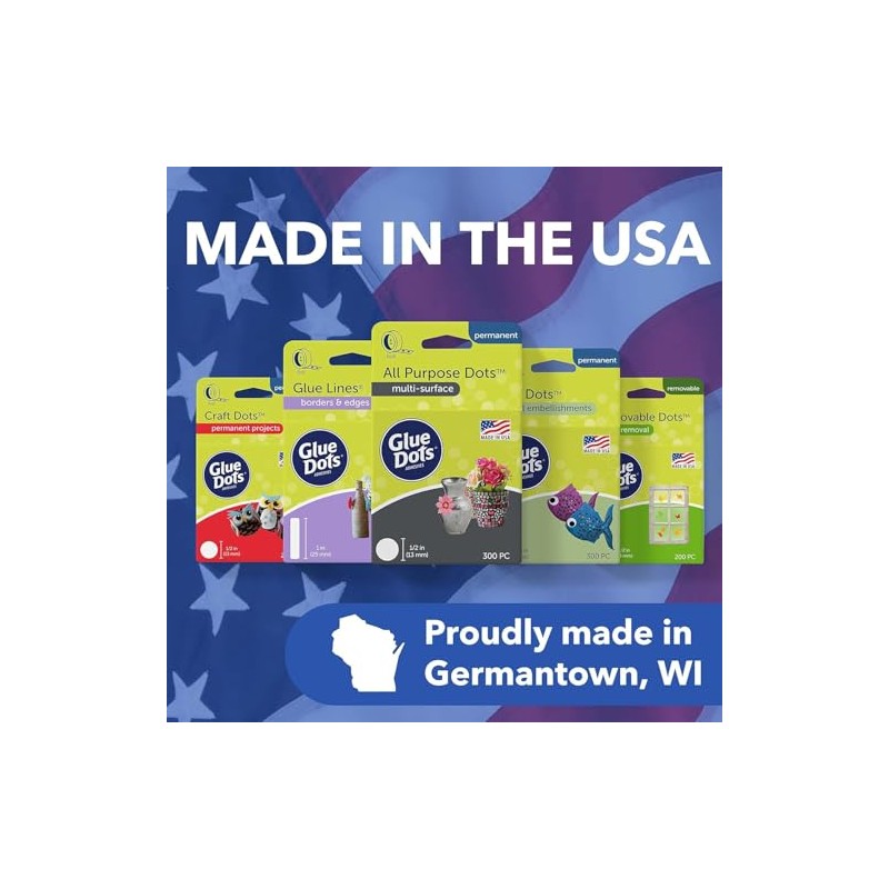 Glue Dots 3/16 " (300 Dots/Pkg) (Group Easy VBS 2017)