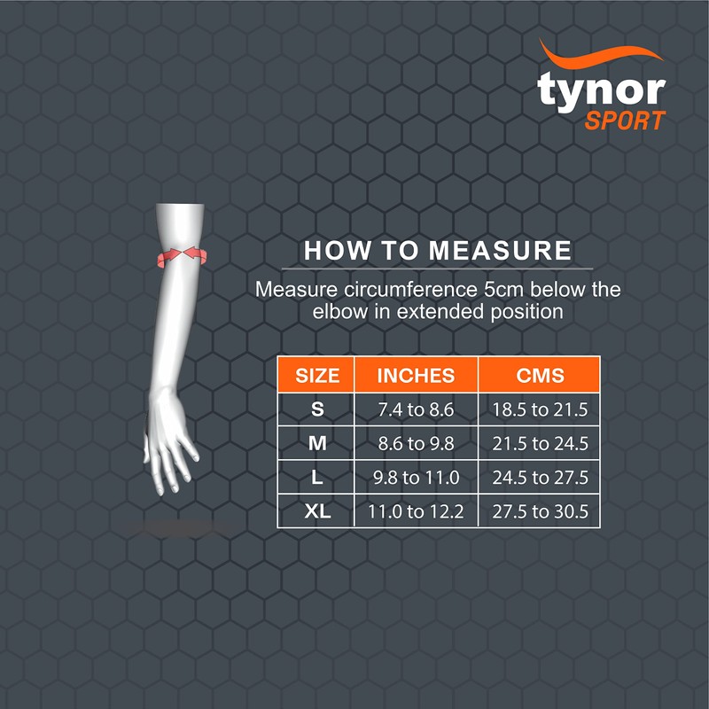 TYNOR Elbow Brace Compression Support for Women & Men -