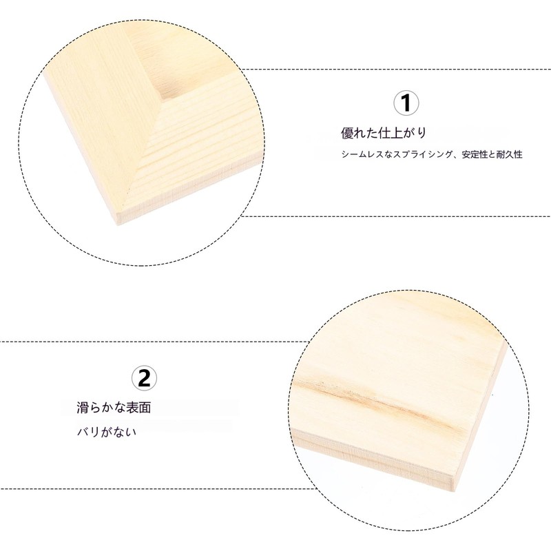 Ciieeo Canvas Art Supplies Canvas Wood Painting Board Wood Canvas