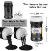 Craft and Party, Black Glitter 4oz Fine Glitter Powder, Craft