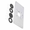 Trimming Flip Board Aluminum Alloy Woodworking Router Table Insert Plate