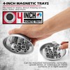 3 Pack Telescoping Magnetic Pickup Tool with Parts Tray, Magnet