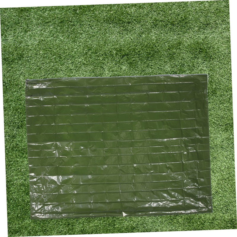 Kisangel 5 Sets Insulation Emergency Blanket Camping Thermal Windproof Reusable