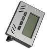 Indoor Cigar Hygrometer Thermometer DualDisplay Humidity Temperature Meter Device Tool(Silver