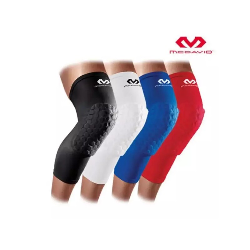 McDavid 맥데이비드 컴프레션 소재 헥스패드 레그슬리브 부상예방 다리보호용품 액티브한 다리보호대