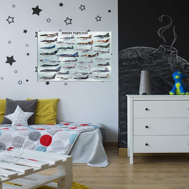 EuroGraphics Modern Warplanes Poster, 36 x 24 inch