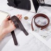 SUPERFINDINGS 4Pcs 2 Colors Faux Leather Bag Handles with Iron