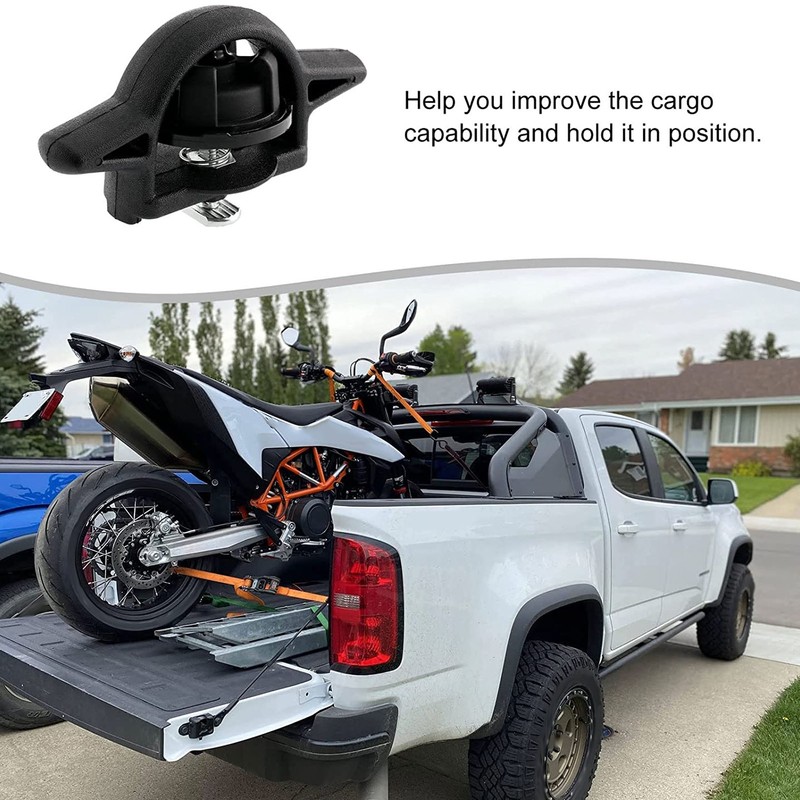 2PCS Tie Down Bed Cleat High Strength Replacement for Tacoma