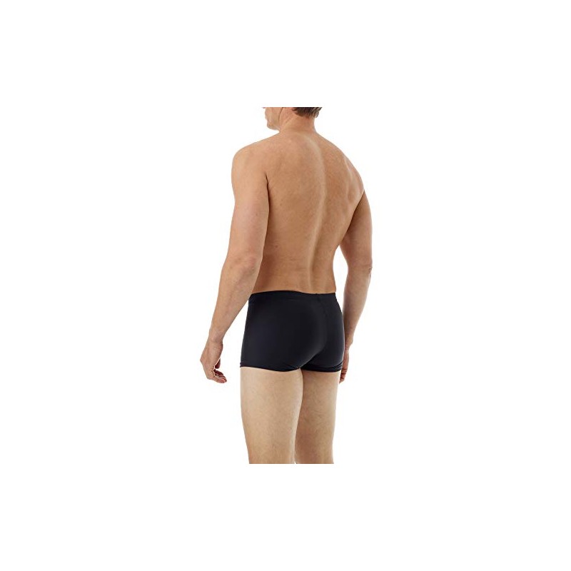 Underworks Mens Microfiber Light Compression Boxers X-Small Black