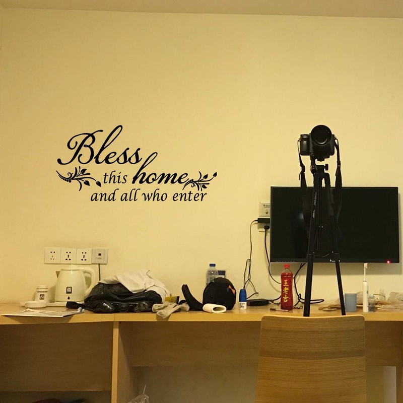 Decaltor Bless This Home and All who Enter - Vinyl