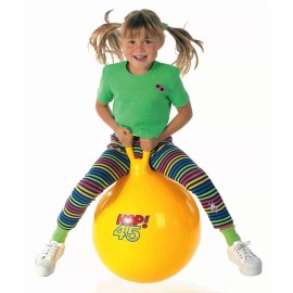 Gymnic Children's Bouncing Hippity Hop 45 Ball Yellow 18" diameter