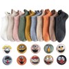 GEYIWSSXY 10 Pairs of Women's Cotton Socks, Comfortable Cute Cartoon