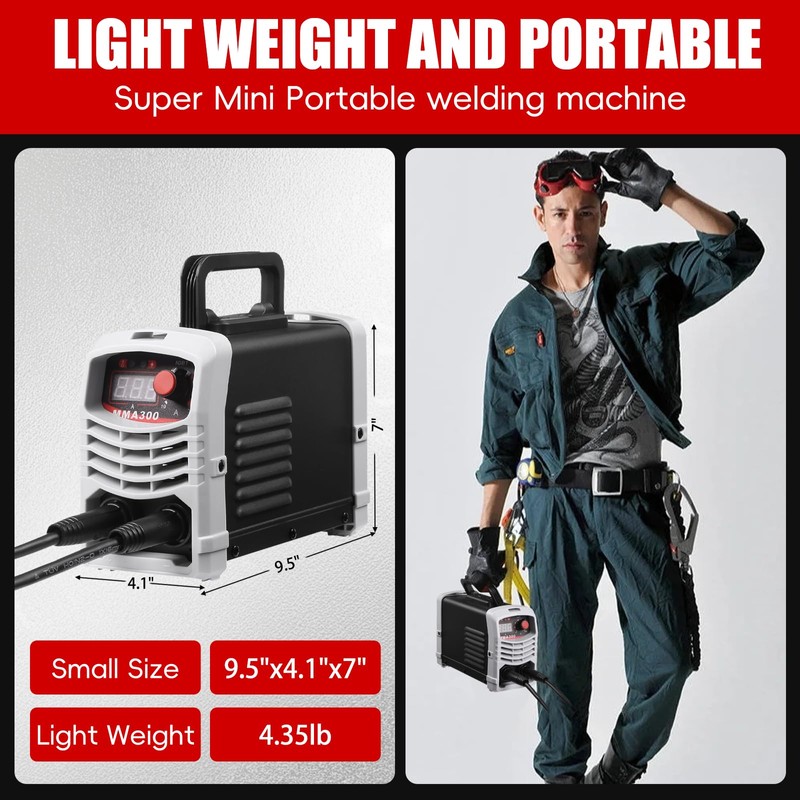 JIAONE MMA300 Welding Machine MINI Welding Equipment