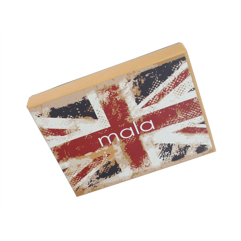 Mala Leather Union Jack Collection Slim Leather Card Holder RFID