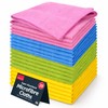 SOL 20pk Microfibre Cloths for Cleaning, 28x28cm Lint-Free Dish Clothes