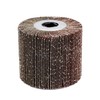 QWORK Flap Sanding Wheel, 2 Pack Wire Drawing Polishing Wheel,
