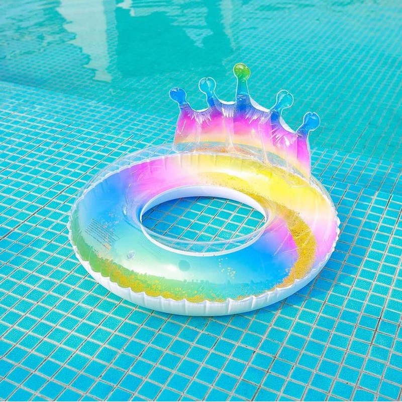 AiMMei Swimming Ring for Adults and Children, Float with Backrest,