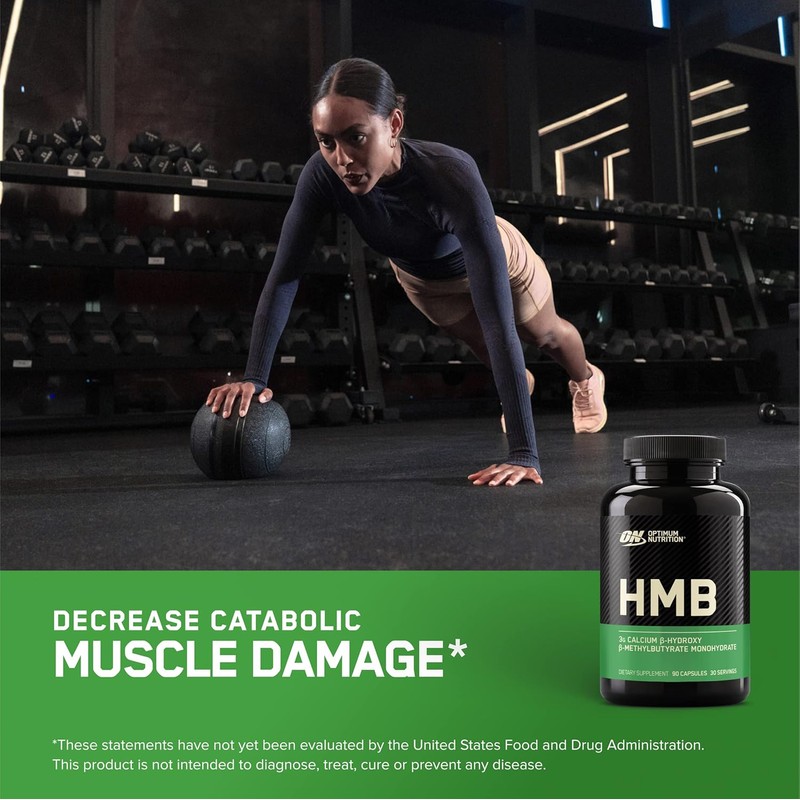 Optimum Nutrition HMB 1000 Caps, 1g of Calcium beta-Hydroxy beta-methylbutyrate