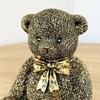 Alfie Francis 13.5cm Tall Gold Cute Teddy Bear Ornament Figurine