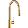 AguaStella AS60BG Brushed Gold Kitchen Sink Faucet with Pull Down