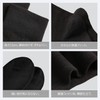 WARIKI Classic Rib Business Socks, Set of 6 Pairs, Black