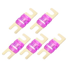 X AUTOHAUX 5pcs 100A AFS Mini ANL Fuses for Car Truck Motorcycle Boat Audio CDs