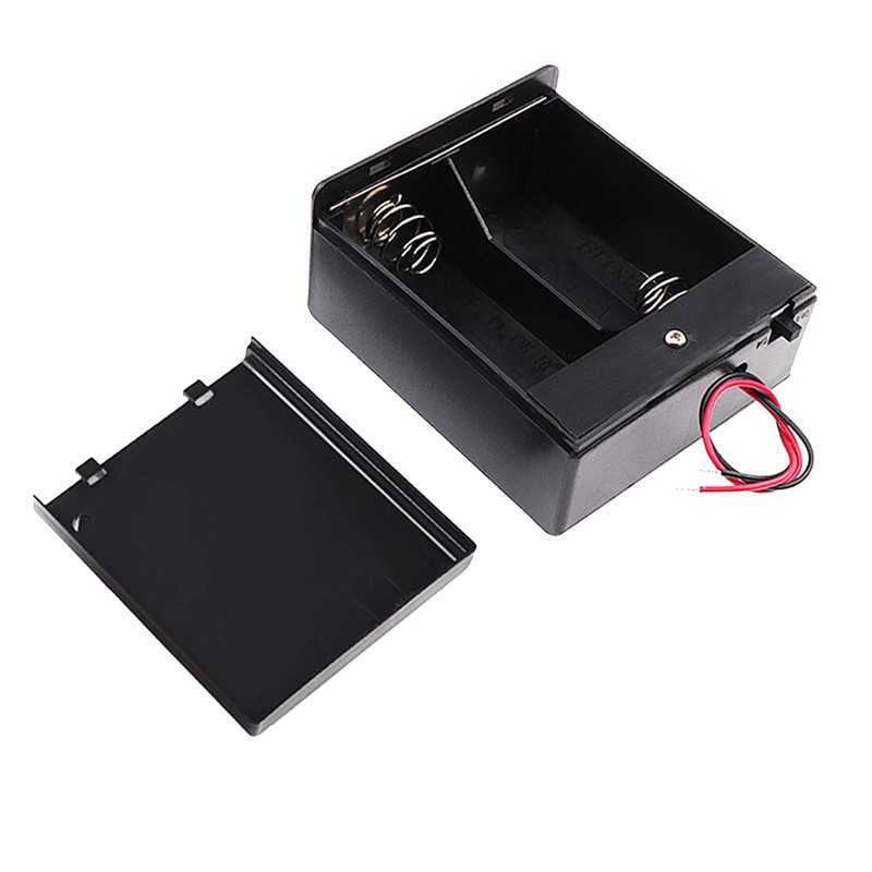 hrsyyl 2pcs D Size Battery Holder 2 Slot D Cell