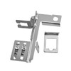 UINIEBOOM Chrome Steel Throttle Cable Kickdown Bracket TCB001-SL Replacement Compatible