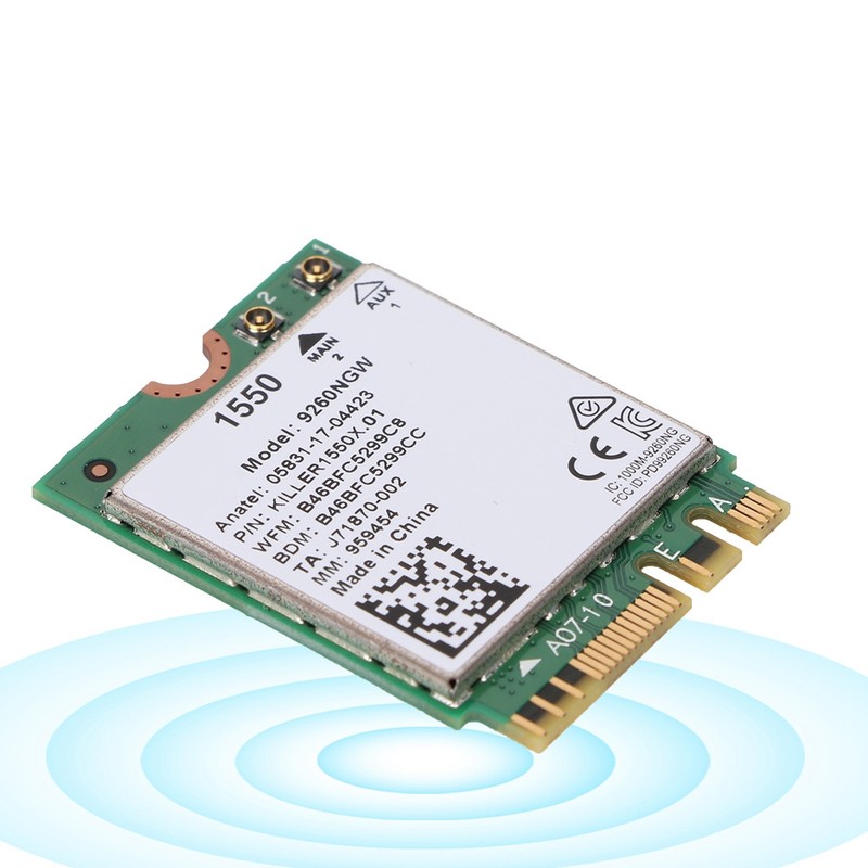 Wireless Network Card for KILLER 1550AC for windows10 2.4 G