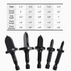 5 Piece Spin Flaring Tool Set, 1/4" Hex Shank HVAC
