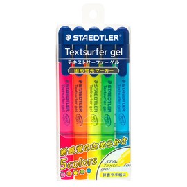 Staedtler Gel Highlighter Textsurfer Gel 5 Color Set (264 PB5)