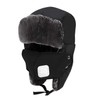 Winter Trapper Hat with Ear Flaps Mask Breather Valve Windproof
