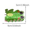 Green Frog Shape Hair Claws Non Slip 3.5" Animal Design
