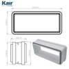 Kair Fast Seal 220mm x 90mm Ducting Quick Fit Connector