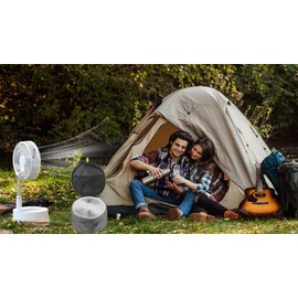 Sanseenia Portable Fan Storage Bag for Folding Telescopic Fan, Waterproof Foldable Table/Floor Fan Hand Bag Case for P9/P9S/P10/P11/Q7/N97/N98 (Black)