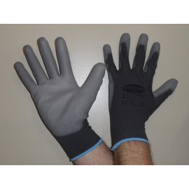Mechanics Gloves PU Coated Grey Size 6/XS