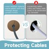 MYZHRE Starlink Cable Routing Kit,Starlink Cable Installation Kit,Starlink Mounting Accessories,2*
