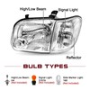 JSBOYAT Headlight Assembly Fit for 2005 2006 Toyota Tundra 4-door