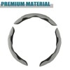 West Llama 3PCS Leather Auto Steering Wheel Cover, Snap on