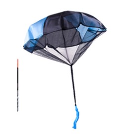 Mini Parachute Toy, Hand Toy, Outdoor Game, Party Supplies, Parachute (Blue)